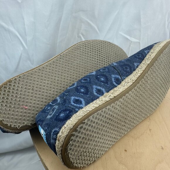 Toms Alpargata Rope Bleach Washed Denim Espadrille flats - Picture 4 of 9
